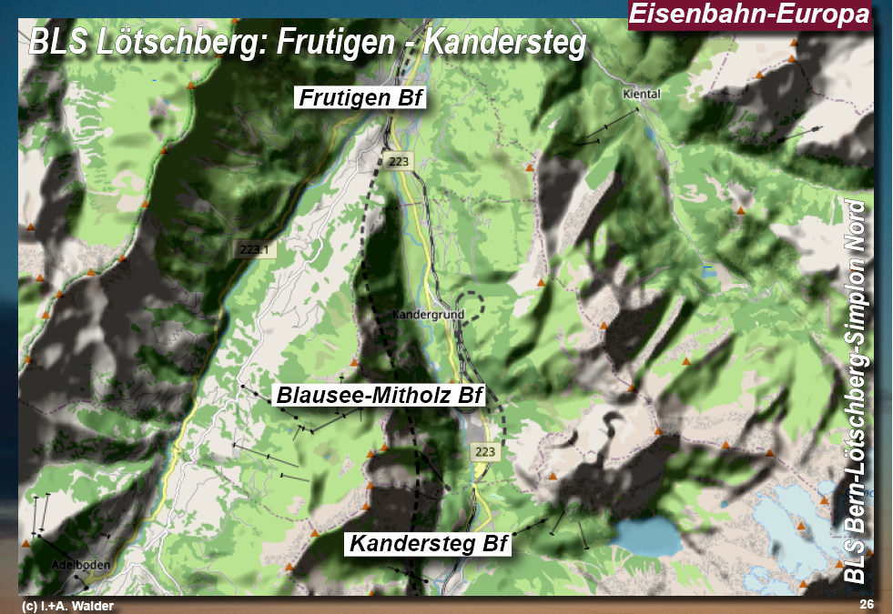BLS Bahnstrecke Lötscherg
