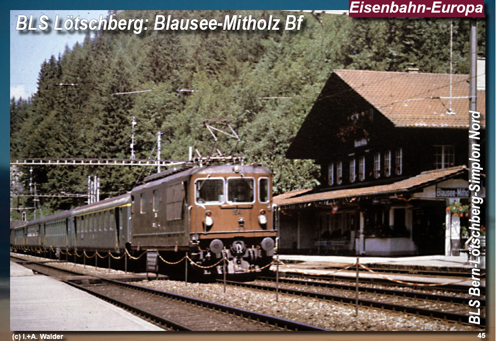 BLS Bahnstrecke Lötscherg