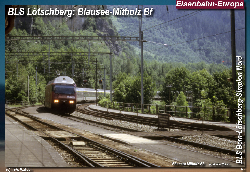 BLS Bahnstrecke Lötscherg