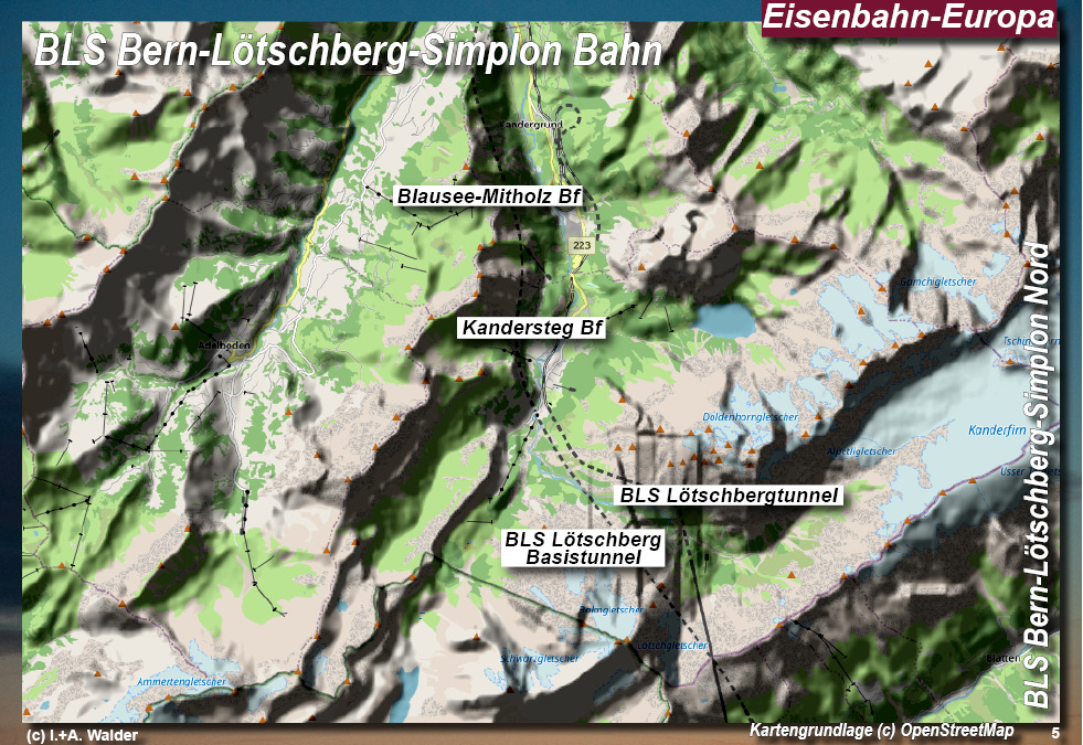 BLS Bahnstrecke Lötscherg