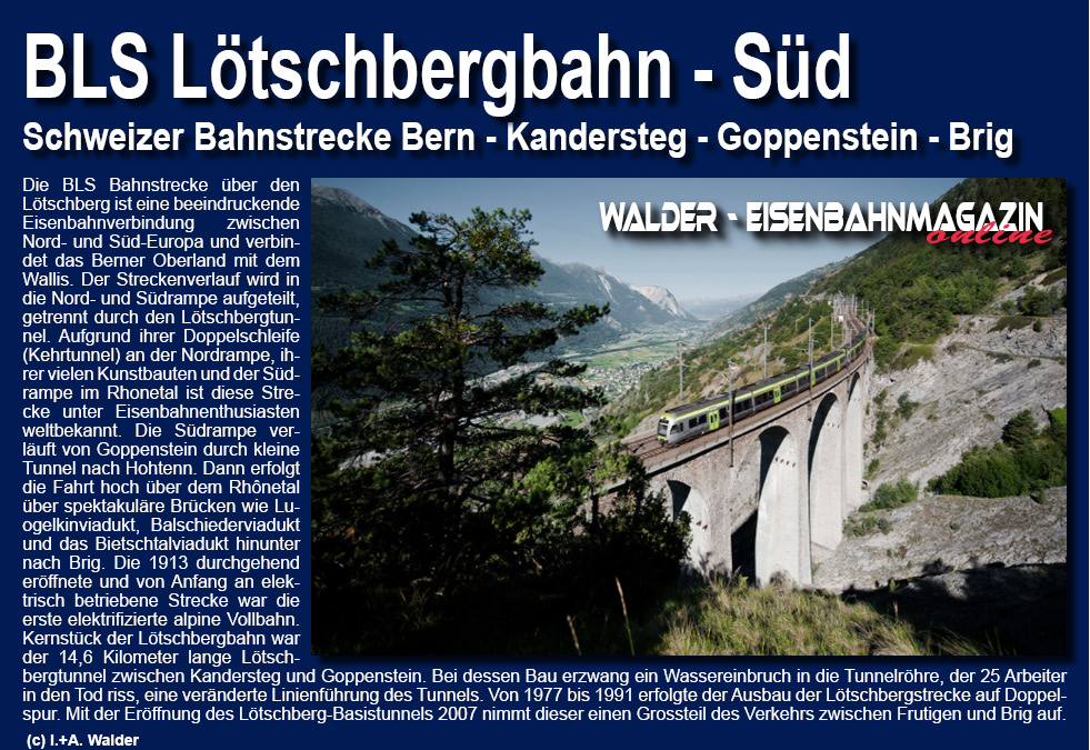BLS Bahnstrecke Bern-Lötschberg-Simplon