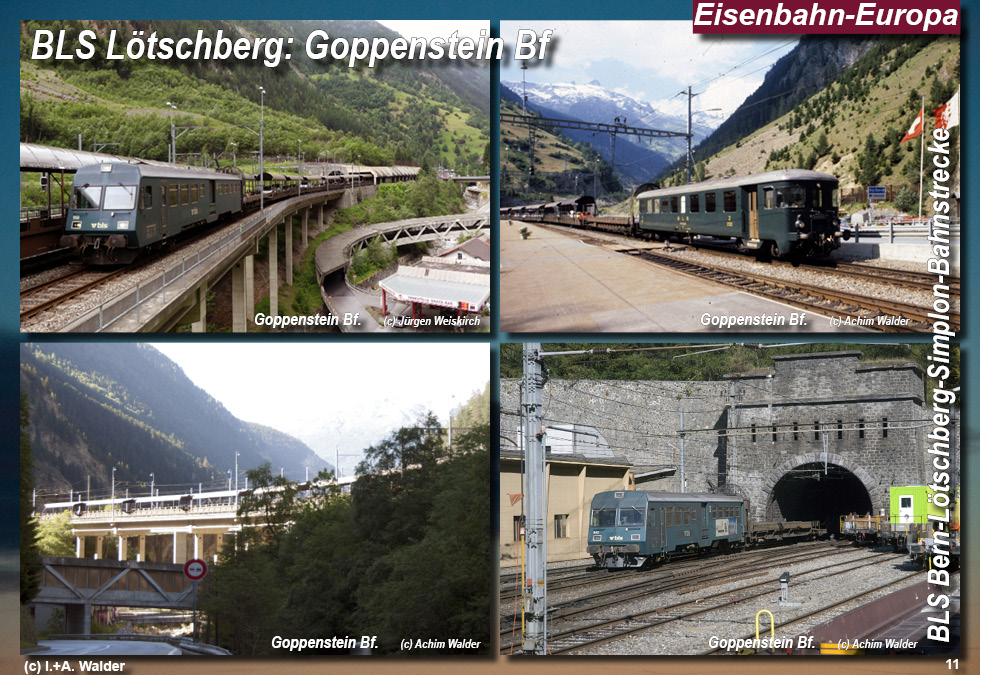 BLS Bahnstrecke Bern-Lötschberg-Simplon- Luogelkinviadukt