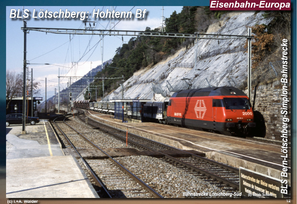 BLS Bahnstrecke Bern-Lötschberg-Simplon- Luogelkinviadukt