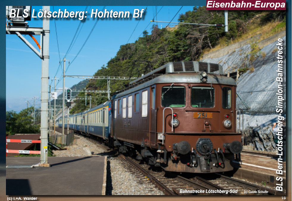 BLS Bahnstrecke Bern-Lötschberg-Simplon- Luogelkinviadukt