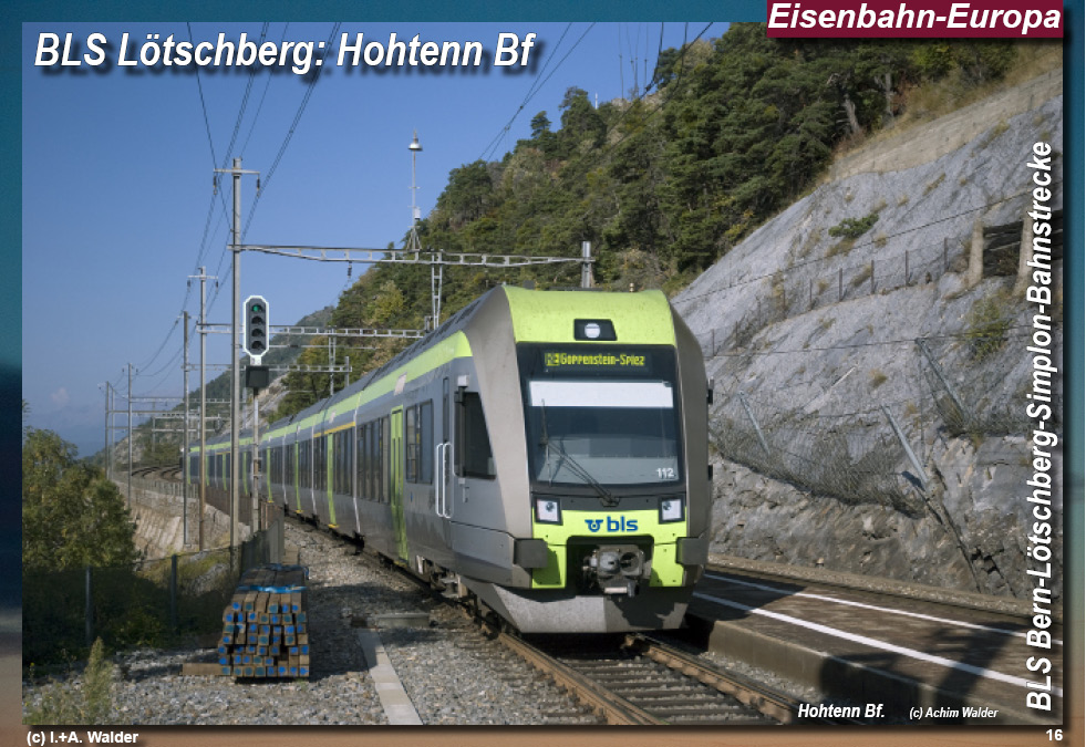 BLS Bahnstrecke Bern-Lötschberg-Simplon- Luogelkinviadukt