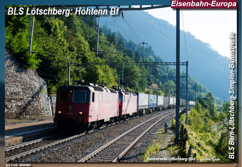 BLS Bahnstrecke Bern-Lötschberg-Simplon- Luogelkinviadukt