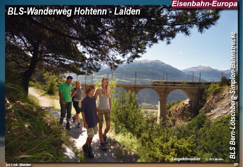 BLS Bahnstrecke Bern-Lötschberg-Simplon - Lalden Bf.