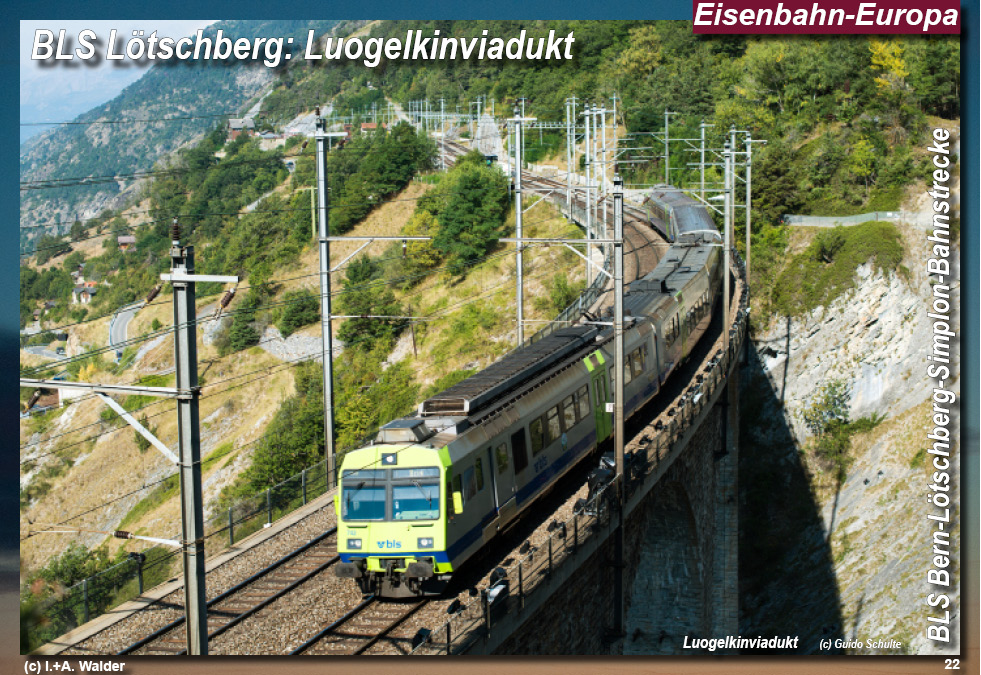 BLS Bahnstrecke Bern-Lötschberg-Simplon - Lalden Bf.
