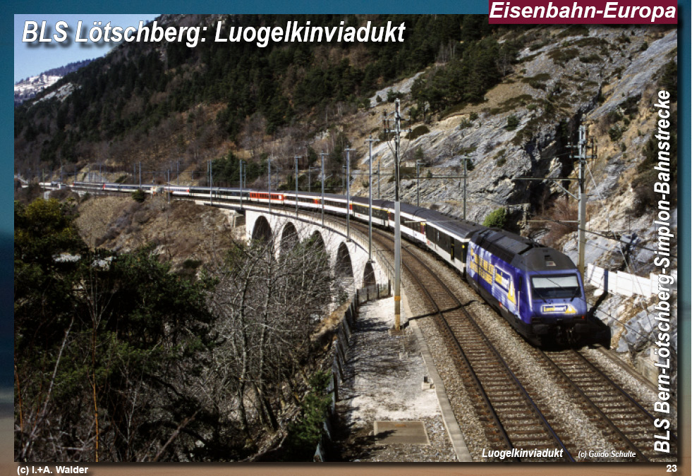 BLS Bahnstrecke Bern-Lötschberg-Simplon - Lalden Bf.