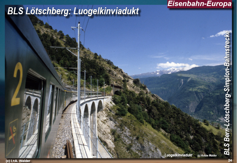 BLS Bahnstrecke Bern-Lötschberg-Simplon - Lalden Bf.
