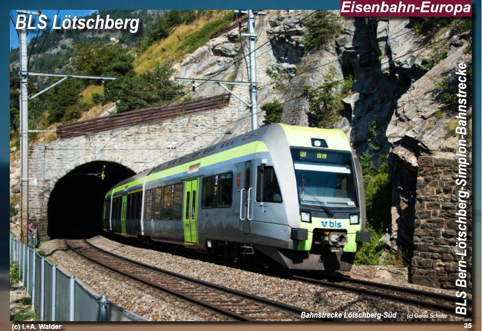 BLS Bahnstrecke Bern-Lötschberg-Simplon - Lalden Bf.