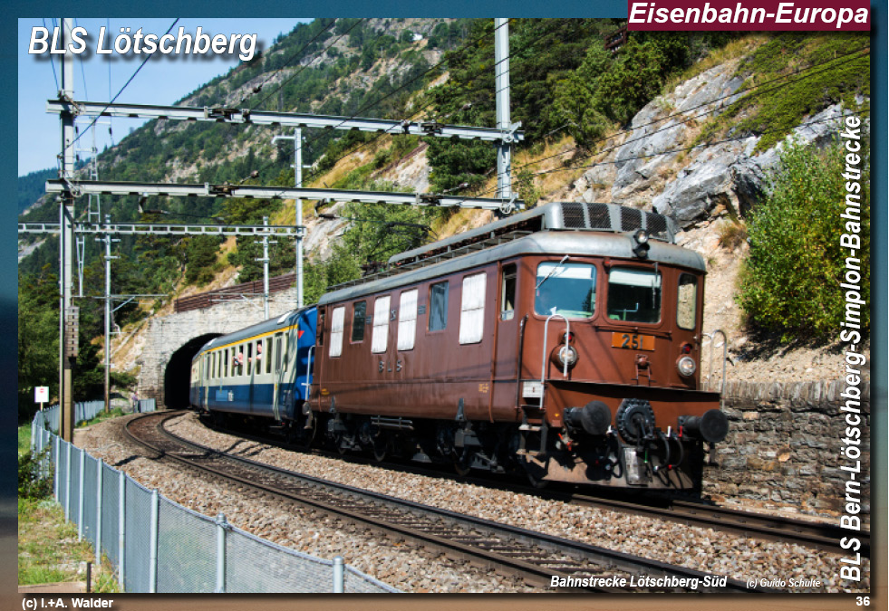 BLS Bahnstrecke Bern-Lötschberg-Simplon - Lalden Bf.