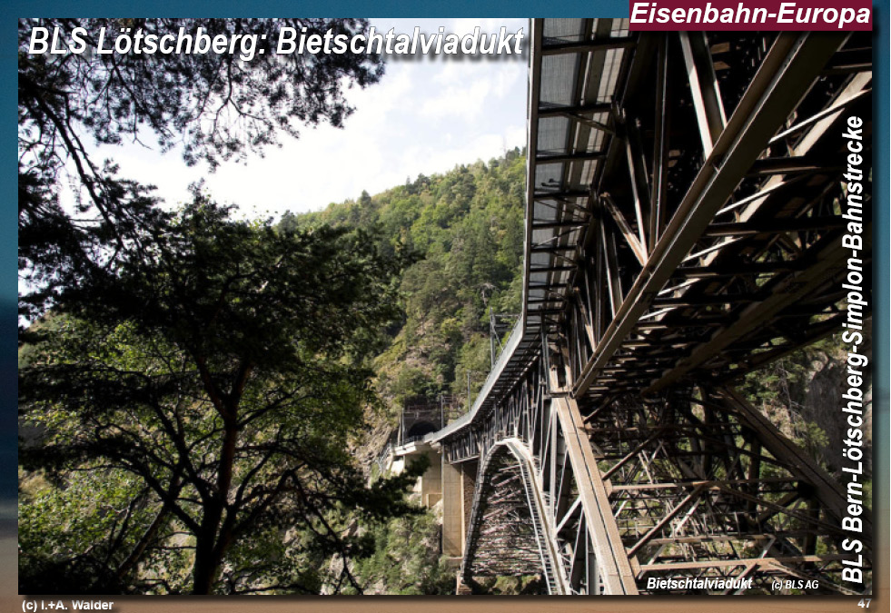 BLS Bahnstrecke Bern-Lötschberg-Simplon- Brig Bf und BLS Depot