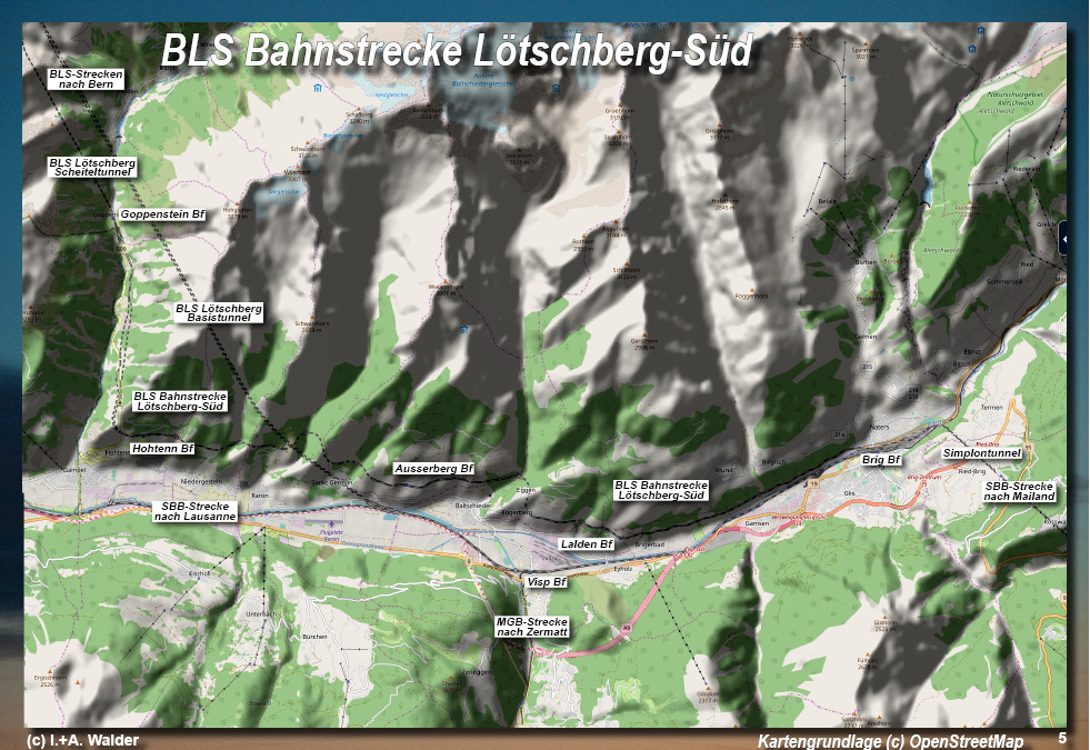 BLS Bahnstrecke Bern-Lötschberg-Simplon