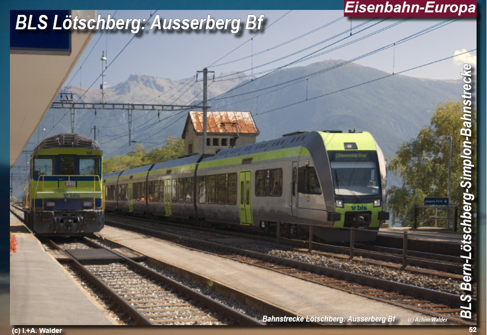 BLS Bahnstrecke Bern-Lötschberg-Simplon- Bahnstrecke Brig - Simplontunnel - Domodosola