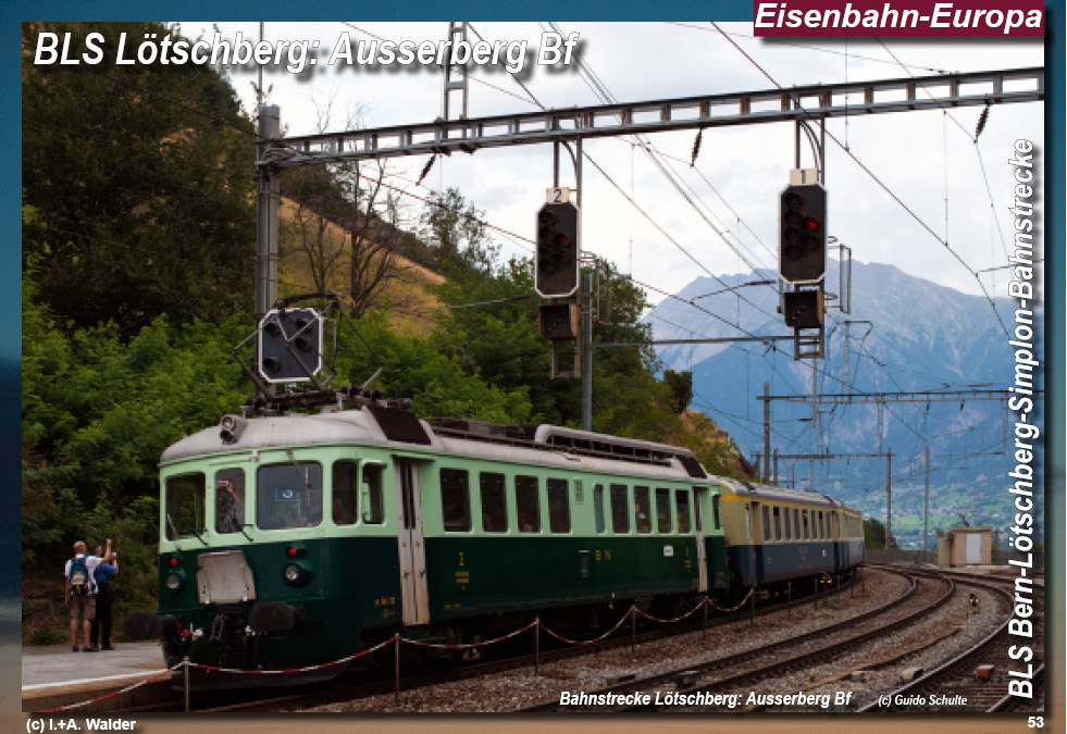 BLS Bahnstrecke Bern-Lötschberg-Simplon- Bahnstrecke Brig - Simplontunnel - Domodosola