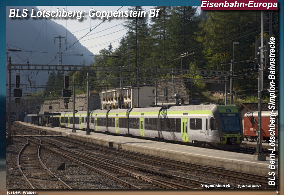 BLS Bahnstrecke Bern-Lötschberg-Simplon- Luogelkinviadukt