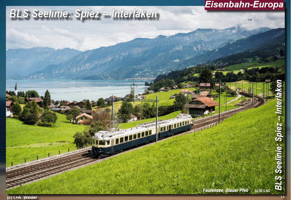 BLS Bahnstrecke Seelinie Spiez -- Interlaken