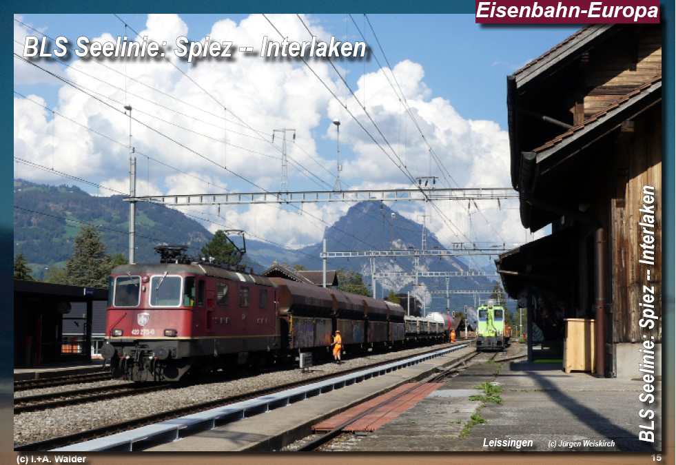 BLS Bahnstrecke Seelinie Spiez -- Interlaken