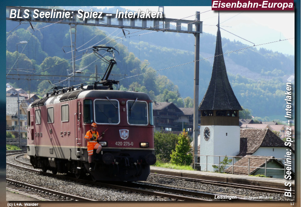 BLS Bahnstrecke Seelinie Spiez -- Interlaken