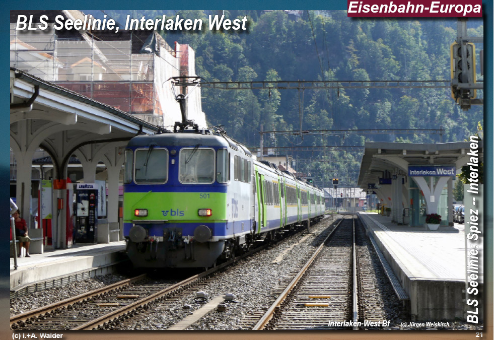 BLS Bahnstrecke Seelinie Spiez -- Interlaken