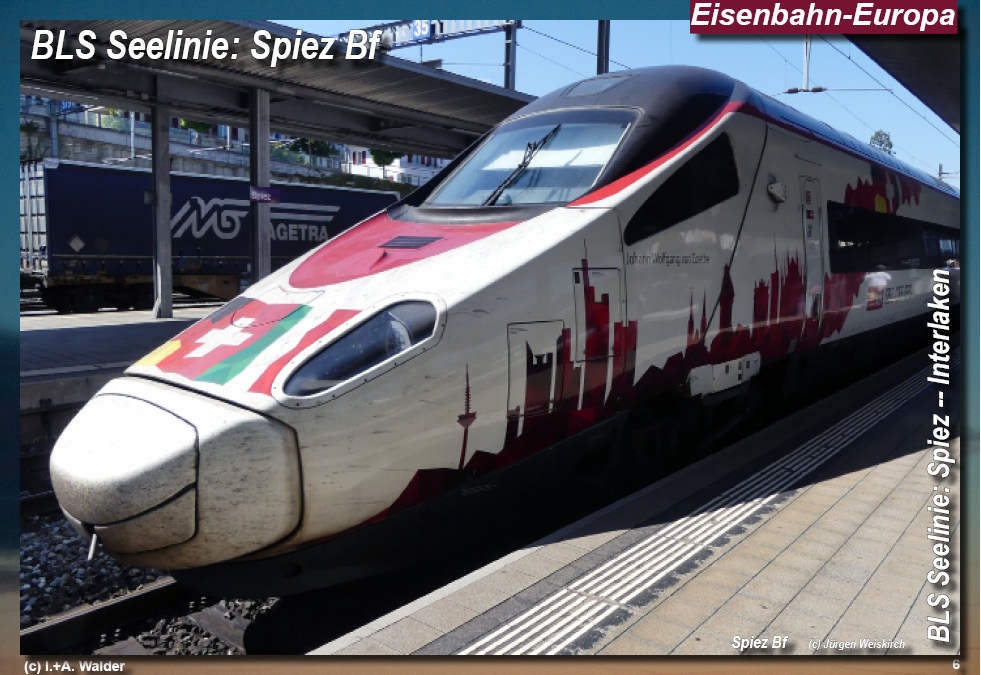 BLS Bahnstrecke Seelinie Spiez -- Interlaken