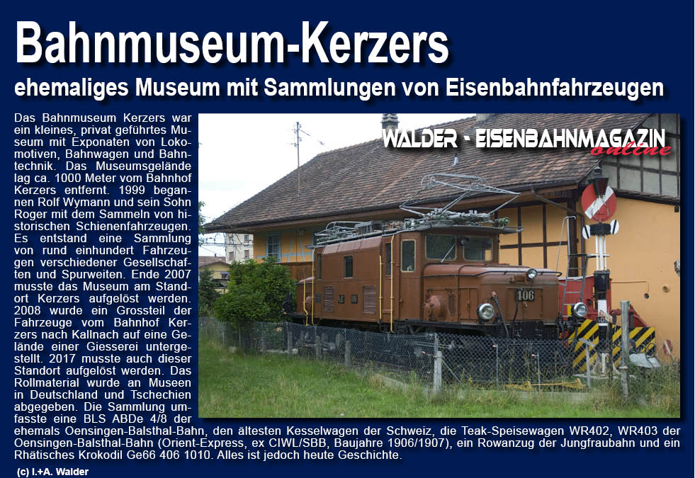 Kerzers Eisenbahnmuseum
