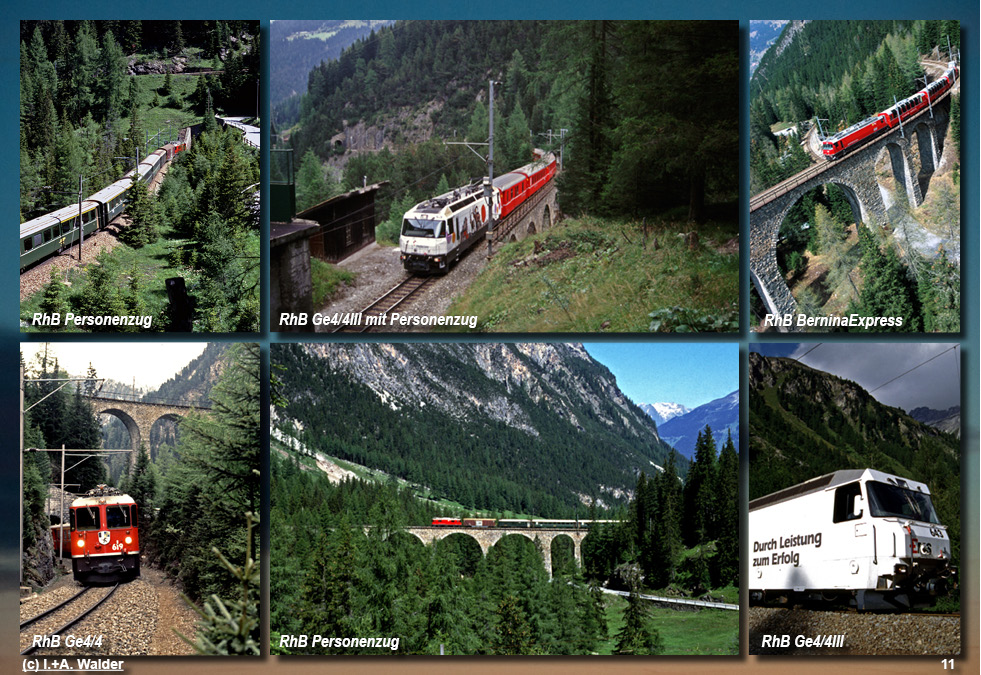 Eisenbahnmagazin Bernina Express von Chur über St. Moritz nach Tirano