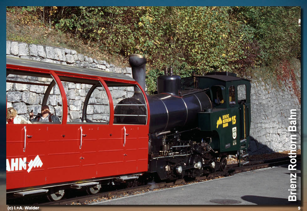 EEisenbahn-Magazin Brienz-Rothorn-Bahn im Berner Oberland