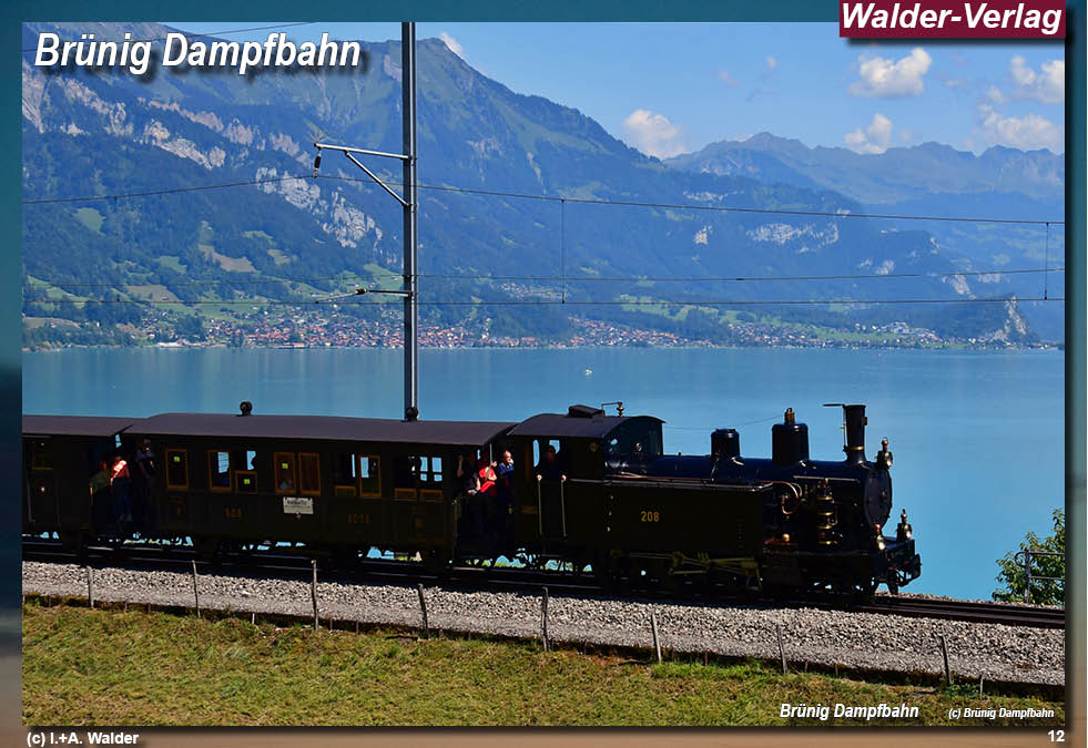 Eisenbahnnagazin Brünig Danmpfbahn