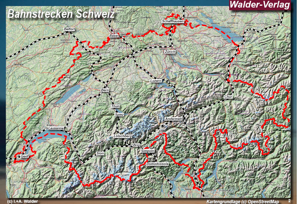 Eisenbahnnagazin Brünig Danmpfbahn