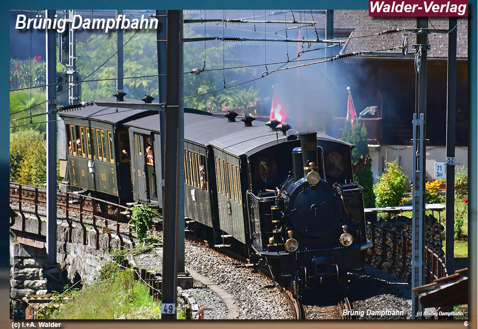 Eisenbahnnagazin Brünig Danmpfbahn