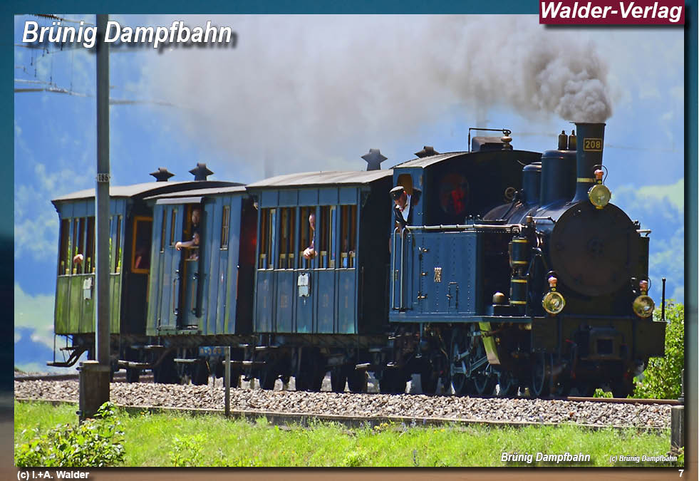 Eisenbahnnagazin Brünig Danmpfbahn