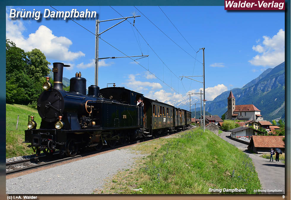 Eisenbahnnagazin Brünig Danmpfbahn