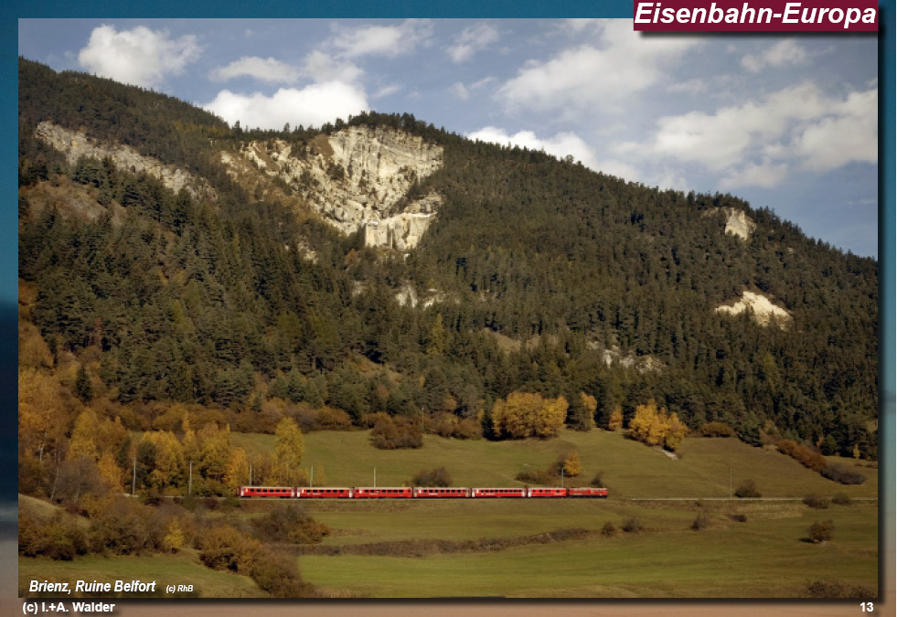 Eisenbahnmagazin Glacier Express von St. Moritz nach Zermatt