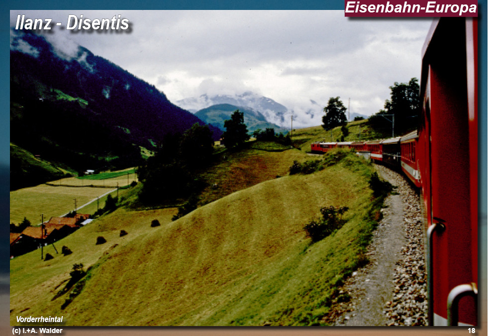 Eisenbahnmagazin Glacier Express von St. Moritz nach Zermatt