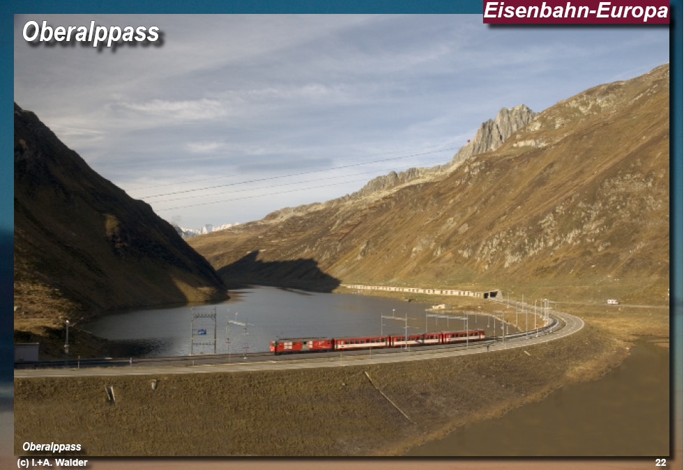 Eisenbahnmagazin Glacier Express von St. Moritz nach Zermatt
