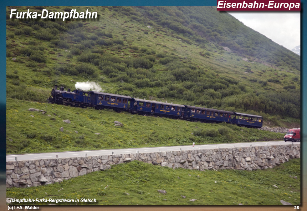 Eisenbahnmagazin Glacier Express von St. Moritz nach Zermatt