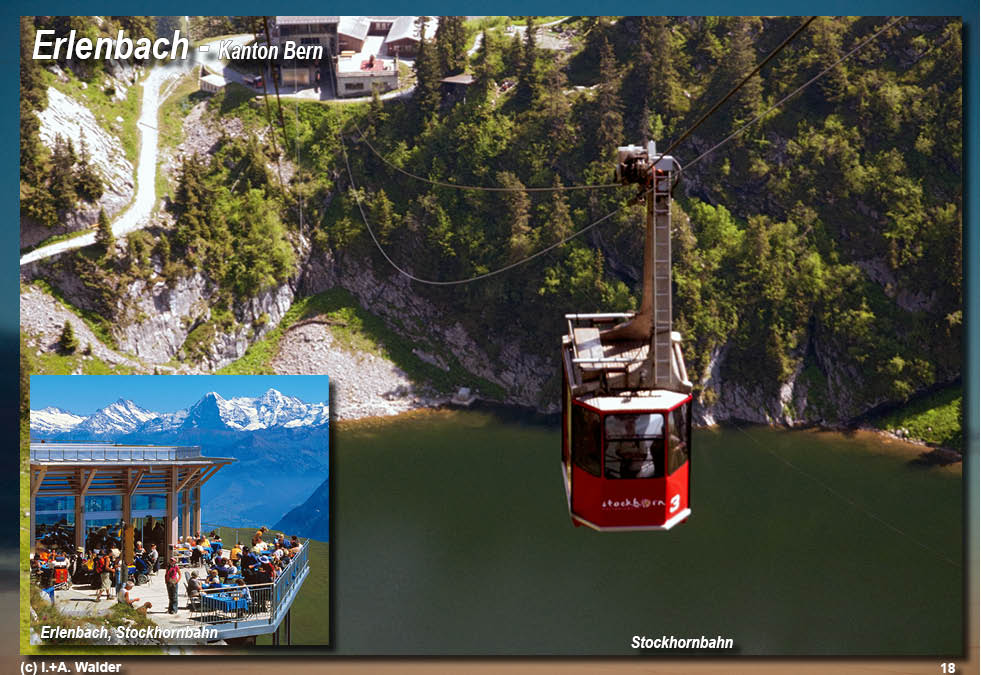 Bahnstrecke GoldenPass-Line von Zürich über Luzern, Interlaken, Spiez, Gstaad und Montreux nach Genf 