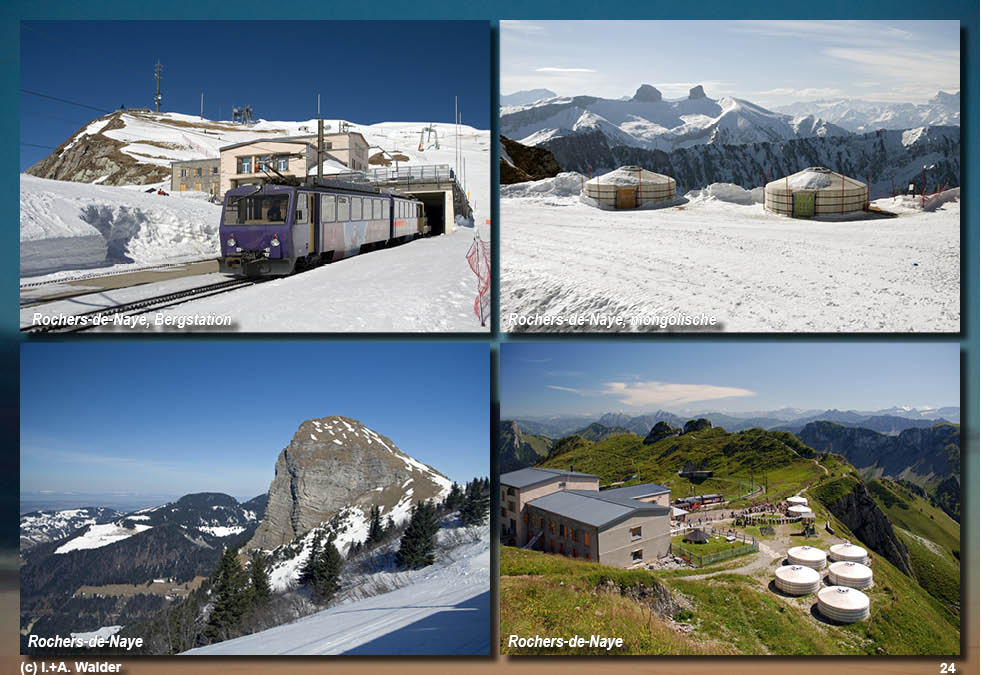 Bahnstrecke GoldenPass-Line von Zürich über Luzern, Interlaken, Spiez, Gstaad und Montreux nach Genf 