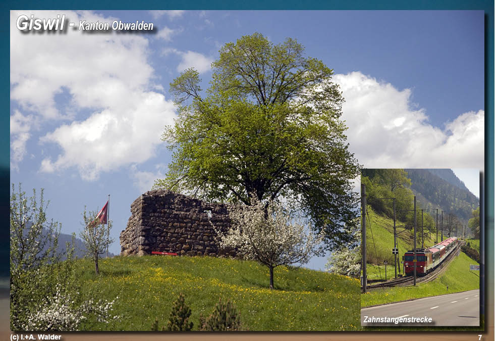 Bahnstrecke GoldenPass-Line von Zürich über Luzern, Interlaken, Spiez, Gstaad und Montreux nach Genf 