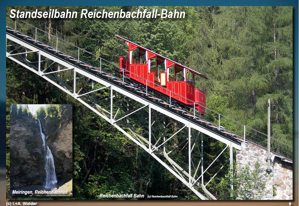 Bahnstrecke GoldenPass-Line von Zürich über Luzern, Interlaken, Spiez, Gstaad und Montreux nach Genf 