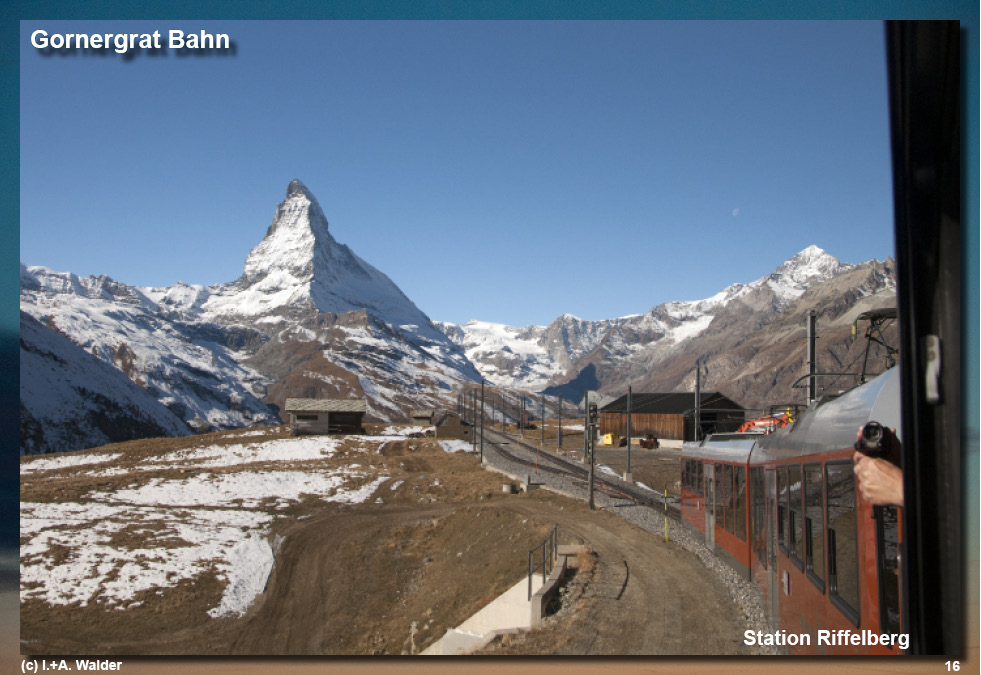 Eisenbahnmagazin Gornergrat Bahn in der Schweiz