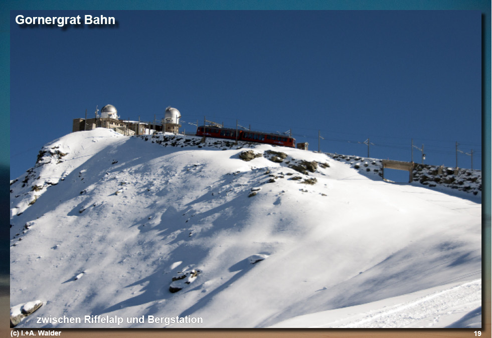 Eisenbahnmagazin Gornergrat Bahn in der Schweiz