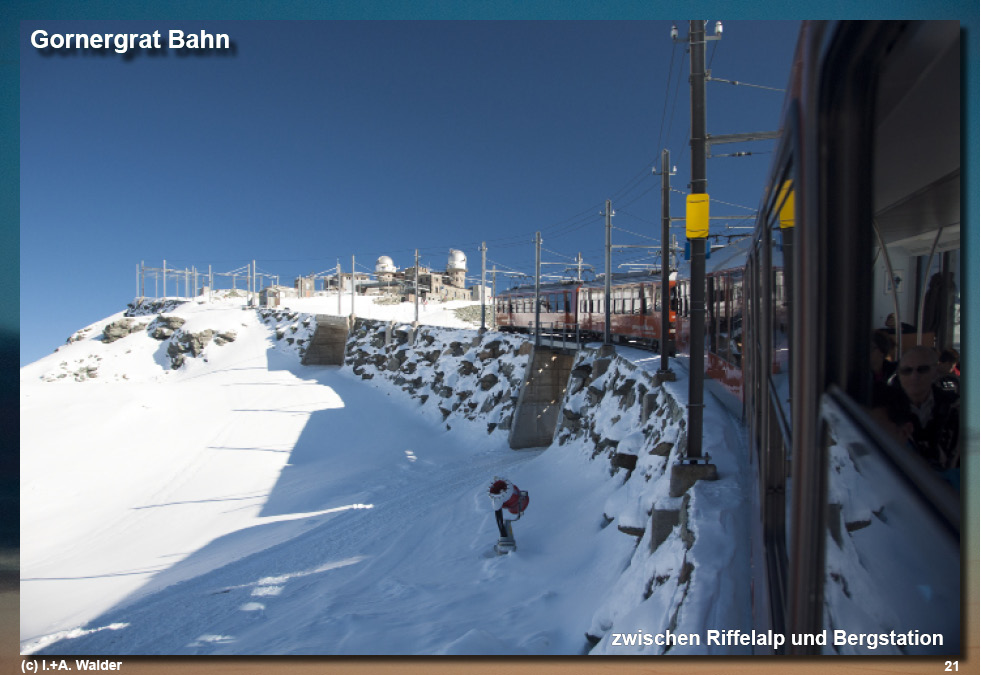 Eisenbahnmagazin Gornergrat Bahn in der Schweiz