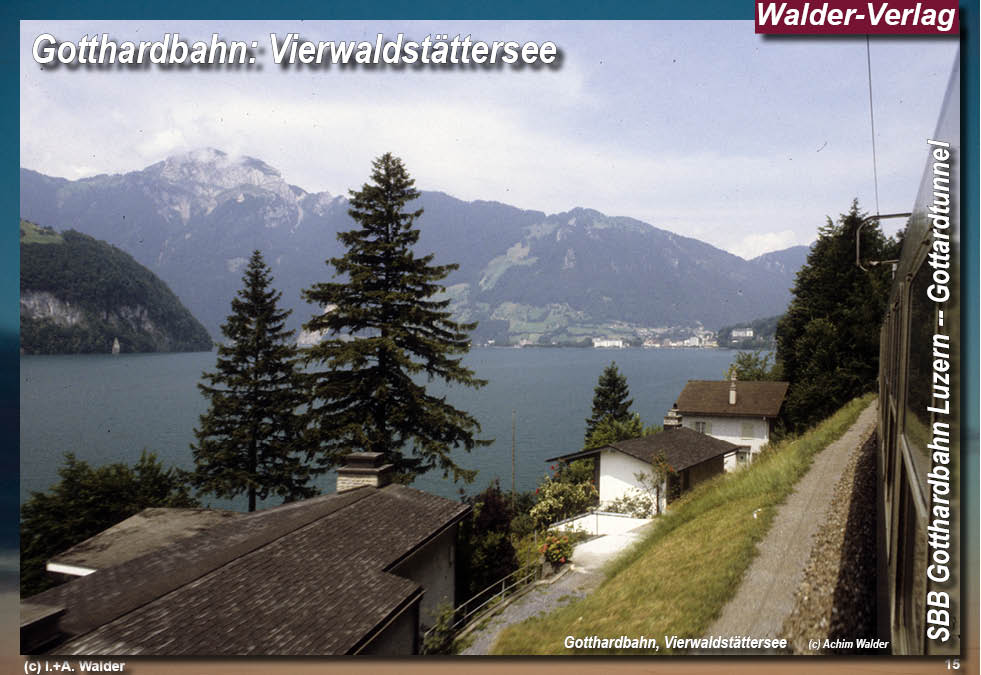 Eisenbahnmagazin SBB-Gotthardbahn-Nord Luzern--Göschenen