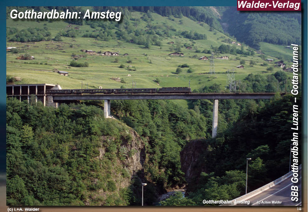 Eisenbahnmagazin SBB-Gotthardbahn-Nord Luzern--Göschenen