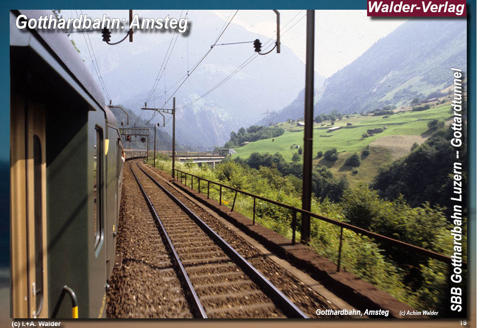 Eisenbahnmagazin SBB-Gotthardbahn-Nord Luzern--Göschenen