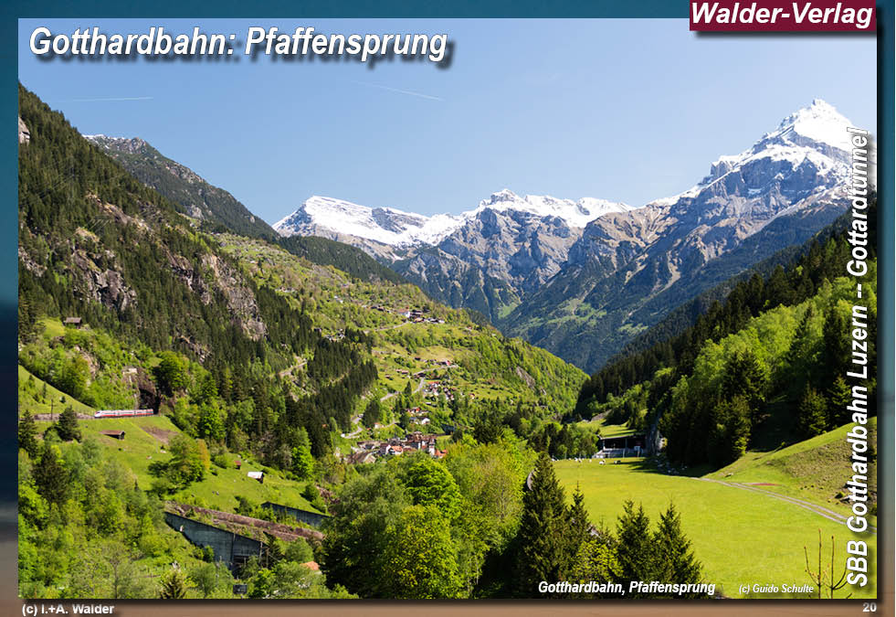 Eisenbahnmagazin SBB-Gotthardbahn-Nord Luzern--Göschenen