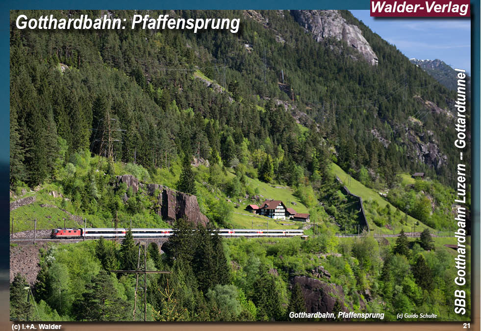 Eisenbahnmagazin SBB-Gotthardbahn-Nord Luzern--Göschenen